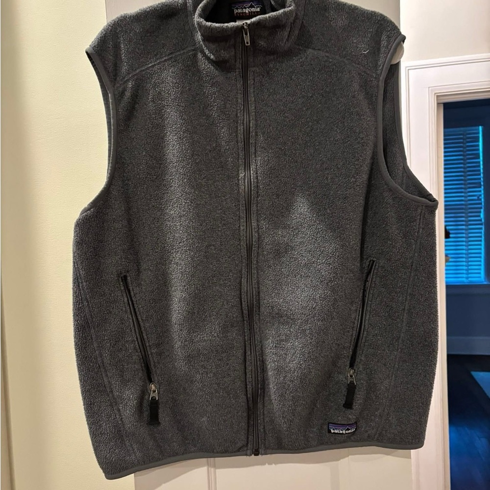 Patagonia Men's Charcoal Fleece Vest